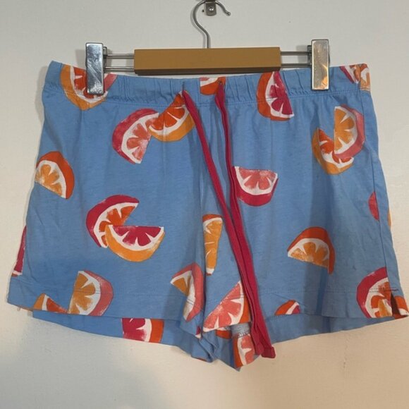 Joe Fresh Citrus Print Pajama Shorts – Size M - Picture 2 of 9